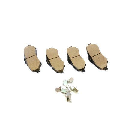 Mopar Front Disc Brake Pad Kit, 68093323Ab 68093323AB